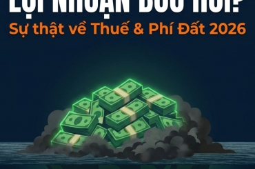 THUẾ MUA BÁN NHÀ ĐẤT 2026: ĐỪNG ĐỂ LỢI NHUẬN BỐC HƠI SAU KHI SANG TÊN