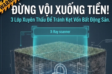 MUA ĐẤT ĐỪNG VỘI XUỐNG TIỀN: 3 ĐIỀU PHẢI KIỂM TRA ĐỂ TRÁNH KẸT VỐN