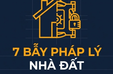 7 LỖI PHÁP LÝ KHI MUA BÁN NHÀ ĐẤT KHIẾN NGƯỜI MUA DỄ KẸT VỐN