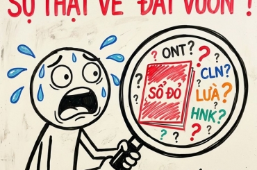 PHÂN BIỆT ĐẤT THỔ CƯ, ĐẤT VƯỜN VÀ ĐẤT NÔNG NGHIỆP TRÊN SỔ ĐỎ