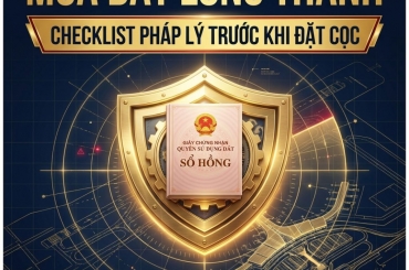 MUA ĐẤT LONG THÀNH: CHECKLIST KIỂM TRA PHÁP LÝ TRƯỚC KHI ĐẶT CỌC