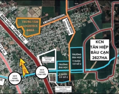 BÁN ĐẤT PHƯỚC THÁI: TÂM ĐIỂM 2 CAO TỐC - SÁT VÁCH ĐẠI HỌC Y DƯỢC CS2 & KCN 2600HA!