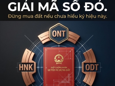 BẢNG KÝ HIỆU LOẠI ĐẤT PHỔ BIẾN: ONT, ODT, CLN, HNK… VÀ CÁCH ĐỐI CHIẾU ĐỂ TRÁNH MUA SAI