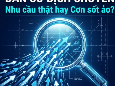 DÂN CƯ DỊCH CHUYỂN VỀ VÙNG VEN: NHU CẦU NHÀ Ở TĂNG THẬT HAY CHỈ LÀ CƠN SỐT GIÁ ĐẤT?