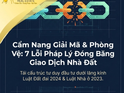 NHỮNG LỖI PHÁP LÝ KHIẾN GIAO DỊCH NHÀ ĐẤT BỊ NGHẼN Ở KHÂU CÔNG CHỨNG VÀ SANG TÊN