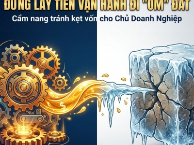 ĐỪNG LẤY TIỀN VẬN HÀNH ĐI ÔM ĐẤT: CẨM NANG TRÁNH KẸT VỐN CHO CHỦ DOANH NGHIỆP