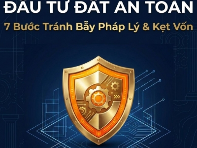 KINH NGHIỆM MUA ĐẤT ĐẦU TƯ AN TOÀN: 7 BƯỚC TRÁNH SAI PHÁP LÝ VÀ KẸT VỐN