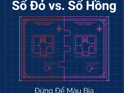 SỔ ĐỎ VÀ SỔ HỒNG KHÁC NHAU THẾ NÀO? 7 HIỂU LẦM DỄ KHIẾN NGƯỜI MUA ĐẤT MẤT TIỀN
