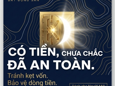CÓ TIỀN CHƯA CHẮC ĐÃ AN TOÀN: CẨM NANG ĐẦU TƯ BẤT ĐỘNG SẢN TRÁNH KẸT VỐN CHO NGƯỜI MỚI