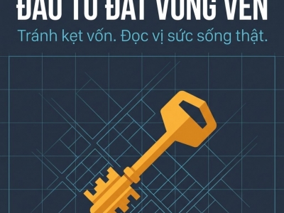 ĐẦU TƯ ĐẤT VÙNG VEN: CÁCH ĐỌC VIỆC LÀM, NHÀ Ở VÀ SỨC SỐNG KHU VỰC ĐỂ TRÁNH KẸT VỐN