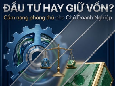 KHI NÀO NÊN ĐẦU TƯ NGOÀI NGÀNH VÀ KHI NÀO NÊN GIỮ VỐN? CẨM NANG AN TOÀN CHO CHỦ DOANH NGHIỆP