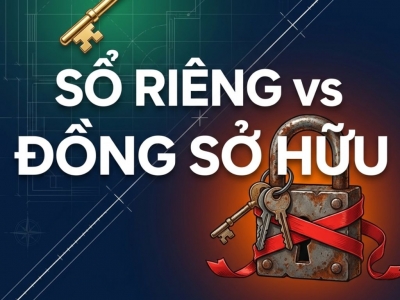 SỔ RIÊNG VÀ ĐỒNG SỞ HỮU KHÁC NHAU GÌ? CẨM NANG MUA ĐẤT AN TOÀN CHO NGƯỜI MỚI