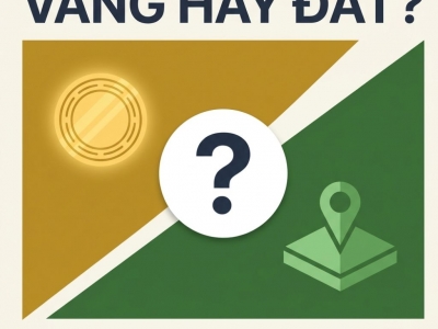 CẨM NANG CHỌN KÊNH GIỮ VỐN AN TOÀN: ĐẤT HAY VÀNG PHÙ HỢP VỚI BẠN?