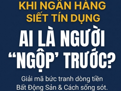 NGÂN HÀNG SIẾT TÍN DỤNG: AI NGỘP TRƯỚC TRÊN THỊ TRƯỜNG NHÀ ĐẤT?