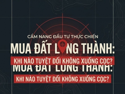KHI NÀO KHÔNG NÊN ĐẶT CỌC MUA ĐẤT LONG THÀNH? NHỮNG LƯU Ý SỐNG CÒN