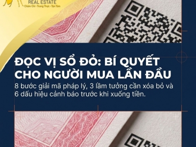 CÁCH ĐỌC GIẤY CHỨNG NHẬN QUYỀN SỬ DỤNG ĐẤT: 8 MỤC NGƯỜI MUA LẦN ĐẦU KHÔNG ĐƯỢC BỎ SÓT