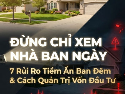 MUA NHÀ ĐỪNG CHỈ XEM BAN NGÀY: 7 ĐIỀU PHẢI KIỂM TRA VÀO BUỔI TỐI ĐỂ TRÁNH MẤT TIỀN